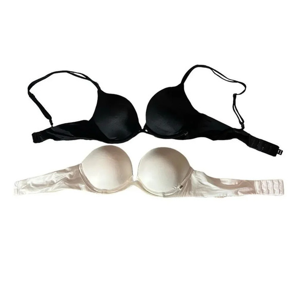 Set of 2 Victoria Secret Push up Bras Size 32B - Picture 1 of 3